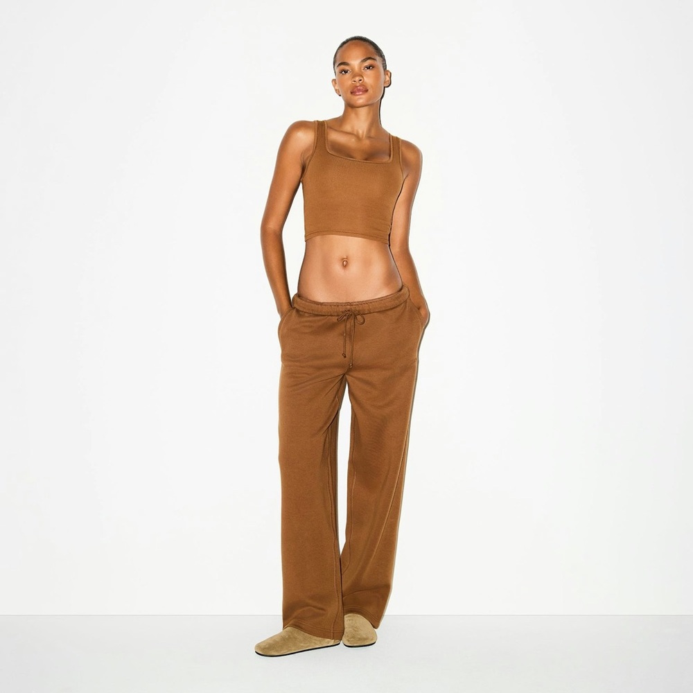SKIMS Cotton Fleece CLASSIC STRAIGHT LEG PANT